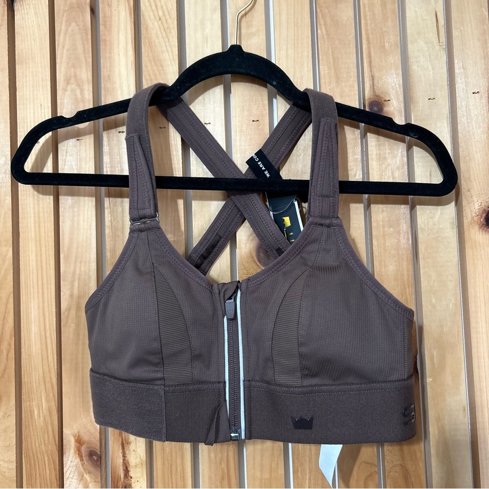 SHEFIT Ultimate Sports Bra High Impact in Espresso Energy Size XS Workout Gym